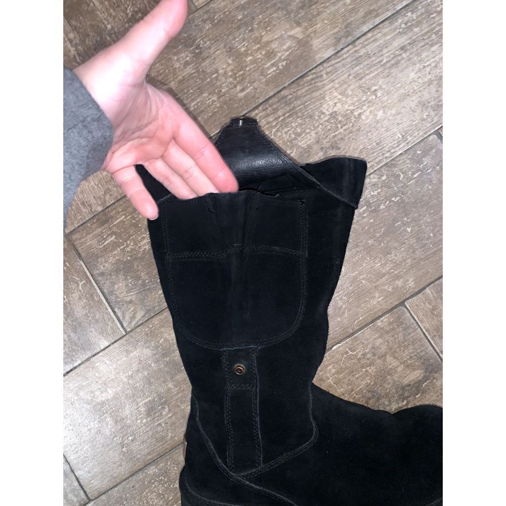 UGG | Cargo III w/Pockets 5918 Black Suede and Shearling Boots Womens Size 5 US - Picture 9 of 12